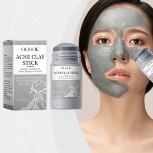 OUHOE Tiefenreinigung Schlammmaske Stick Porenkontrolle Sanft Peeling Gesicht Hautpflege Feuchtigkeitsspendend Aufhellend Schlammmaske