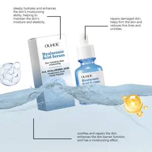 OUHOE Siero Viso Acido Ialuronico 30ml idratazione profonda e riparazione della pelle