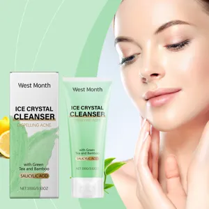 Detergente Viso Anti-Acne Pulizia Delicata dei Pori Pulizia Profonda Idratante Rinfrescante Cura della Pelle