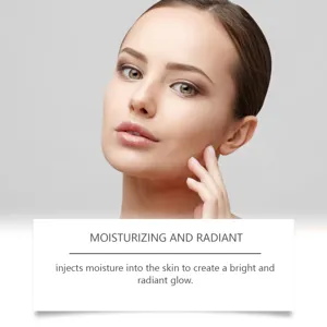 Vista detallada de la mascarilla facial de retinol hidratante para un brillo radiante.