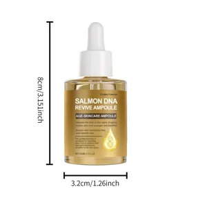 Siero viso in fiala con DNA di salmone 30ml idratante anti-età per cura della pelle