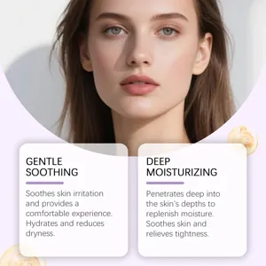Dettaglio dell'essenza per la cura del viso con effetto lenitivo e profonda idratazione.