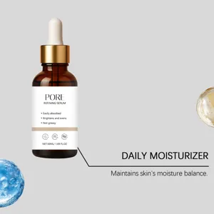 Flacone contagocce per siero viso professionale da 50ml per idratazione cutanea quotidiana.
