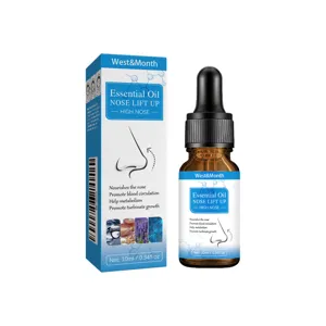 West&Month huile essentielle lifting nez 10ml, sérum de massage modelant pour soin nasal.