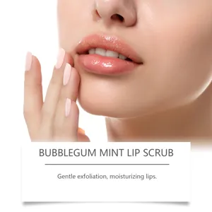 Delicato esfoliante labbra alla menta per labbra lisce, perfettamente idratate e curate.