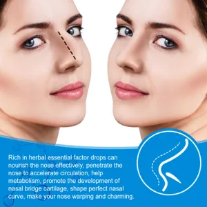 Huile essentielle de modelage nasal, soin lifting du pont, essence de massage hydratante.