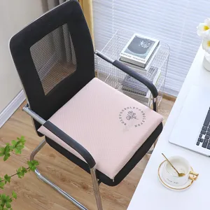 Ergonomic memory foam seat cushion for office chair, comfortable support for sedentary work.