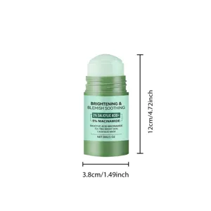 Stick mascarilla barro árbol de té con ácido salicílico y niacinamida para poros, 30g cuidado.