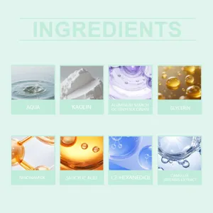 Vista detallada de ingredientes de la barra de mascarilla de arcilla con formula activa y extractos.