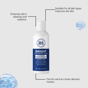 B5 feuchtigkeitsspendende Reinigungsmilch sanfter Gesichtsreiniger 50ml für trockene Haut
