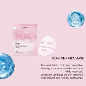 Maschera viso Zyvarn Pdrn Pink Vita con collagene per idratazione intensa pelle