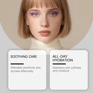 Λεπτομέρεια ενυδατικής κρέμας προσώπου για καταπραϋντική φροντίδα και απαλότητα.