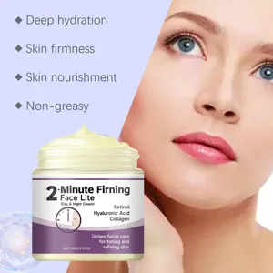 Kollagen Gesichtscreme mit Retinol und Hyaluronsäure für tiefe Feuchtigkeit und Straffung.