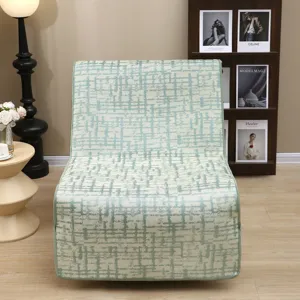 Housse de canapé rafraîchissante en soie glacée tapis vert grille chenille protection