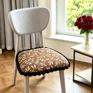 Ergonomic memory foam seat cushion for office chair, comfortable pad for dining room.