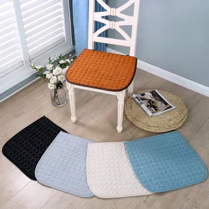 Coussin de chaise de salle à manger matelassé, tapis en coton doux pour cuisine, multicolore.