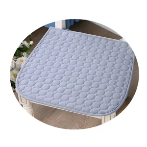 Coussin de chaise matelassé bleu clair, galette de tabouret de salle à manger confortable