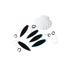 Colorful mini finger surfboards with leash and finger loops for teens and adults