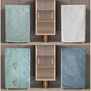 Chenille safe box dust cover protective fabric modern custom home decor storage case new