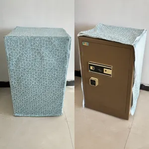 Safe dust cover chenille fabric full protection double zipper closure home office storage cover