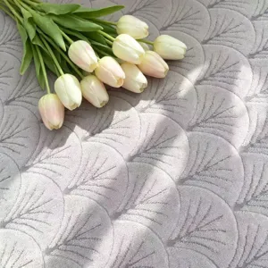 Verdikte universele bankhoes handdoek antislip beschermende deken met elegant bladerpatroon