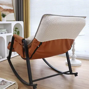 Housse de coussin pour chaise à bascule universelle antidérapante amovible détail