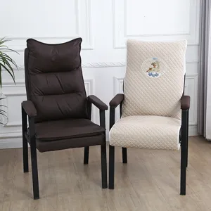 Mahjong chair cover set with armrest protection, comfortable soft cushion for home or club use.