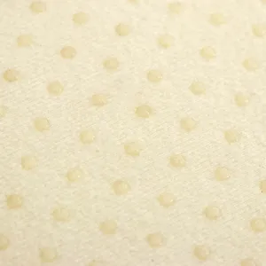 Anti-slip seat cushion bottom detail showing durable fabric texture and secure silicone dots.