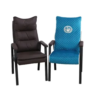 Mahjong chair cover and cat scratch leather backrest stool set for card room teahouse home use.