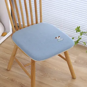 Cuscino per Sedia in Memory Foam Morbido Confortevole Antiscivolo per Sedia da Ufficio Sala da Pranzo Decorazioni per la Casa Multicolore