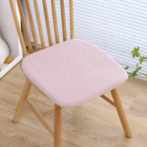 Cuscino sedia in memory foam rosa dettaglio, cuscino seduta morbido per ufficio cucina.