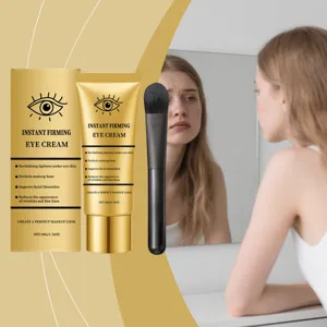 Instant Straffende Augencreme Mit Massagepinsel Anti Aging Falten Feuchtigkeitsspendende Augenpflege Behandlung Für Damen Hautpflege
