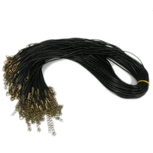 Zuid-Koreaanse Waskoord Ketting Touw DIY Sieraden Maken Accessoires Met Karabijnsluiting Verstelbare Hanger Koord Voor Handgemaakte Sieraden