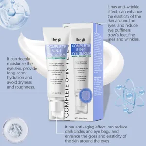 HOYGI 5-in-1 Oogserum, hydraterende en anti-aging oogcrème met een inhoud van 50g.
