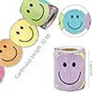 Rouleau de bordures autocollantes Smiley coloré pour tableau d'affichage de 32 pieds