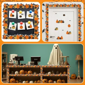 Gebruiksscenario's voor Halloween pompoen stickers voor prikborden en wanddecoraties