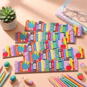 Colorful school themed stickers with motivational quotes for classroom bulletin board
