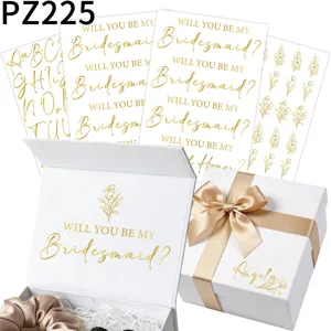 Vinyl Hochzeit Geschenkbox Aufkleber Floral Alphabet DIY Brautdusche Dekore Personalisierte Partygeschenke Handgeschriebene Dekosticker