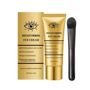 Straffende Augencreme mit Pinsel, Anti-Aging und feuchtigkeitsspendende Augenpflege 50g