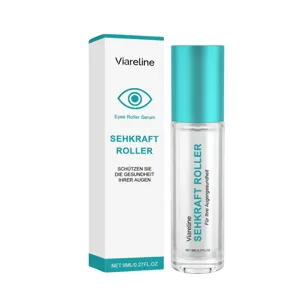 Viareline Eye Roller Serum Gentle Massage Around Eyes Hydrating Skincare Roller Ball Massager Stick For Daily Eye Care