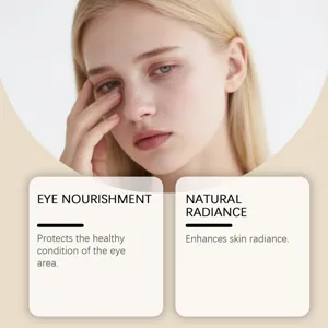 Eye care roll-on oil for nourishing, moisturizing, and brightening the delicate eye area.