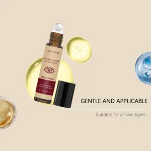 Detail view of the nourishing eye roll-on castor oil featuring a smooth applicator for daily hydration.