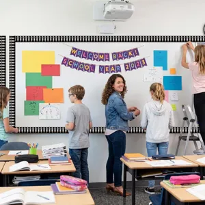 Black pencil design bulletin board border sticker used for school classroom wall decoration