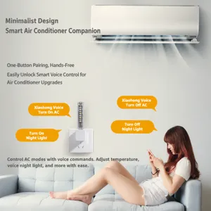 Smart voice AC controller and night light for a comfortable and intelligent home