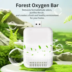 Purificador de aire iónico USB mini portátil compacto y desodorante para el hogar y baño