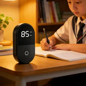 Portable magnetic smart voice timer for student study and kitchen time management