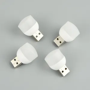 Mini USB LED Nachtlicht tragbare Bettlampe Schreibtischleuchte fur Augenpflege 4Stk