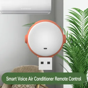 Control Remoto de Voz Inteligente para Aire Acondicionado Luz Nocturna USB Lámpara LED Controlada por Voz Accesorio para el Hogar