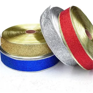 Glitter Christmas Tinsel Ribbon For Christmas Tree Ornaments Wedding Birthday Party Venue Decoration Shiny Metallic Garland Garlands Supplies