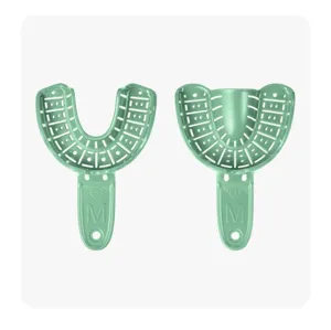 Set de porte-empreinte dentaire en plastique arcade supérieure et inférieure taille M dent